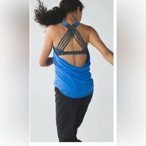 Lululemon Wild tank in cobalt blue